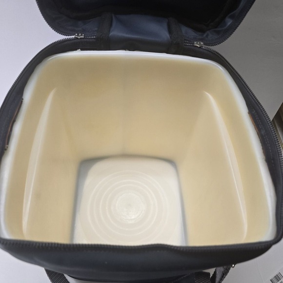 Vintage Jon Hart NAVY Insulated Cooler ICE CHEST‎ Canvas - Picture 15 of 15